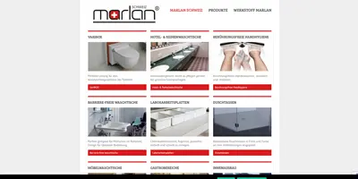 Webseite von Marlan in Niederlenz