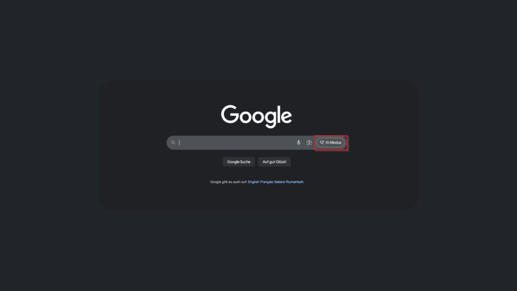 Google KI Modus